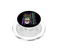Momster America Flag Skull Mom Leopard Monster Halloween PopSockets PopGrip para MagSafe