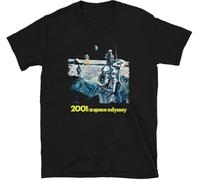 MOMYXCJQ 2001: A Space Odyssey Science Fiction Sci-Fi Film Movie Kubrick The Sentinel Computer HAL T-Tshirts Camisetas y Tops(XX-Large)