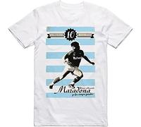MOMYXCJQ ASWF T Tshirts Camisetas y Tops Man Maradona Napoli Scudetto Argentina Dios 10 Mexico 86 Seville(Large)