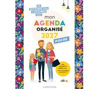 Mon agenda organisée poche: De septembre 2026 à décembre 2027