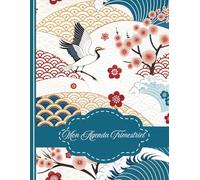 Mon Agenda Trimestriel: 12 Semaines Zen - Grand format A4 (8,5" x 11") | Planning hebdomadaire & quotidien, listes de tâches, notes, w nd & bilan de trimestre - Style Japandi