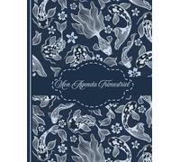 Mon Agenda Trimestriel: Grand format A4 (8,5" x 11") · Minimalisme apaisant · Planning hebdo & quotidien · Listes · Notes · Week-end · Bilan de trimestre
