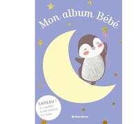 Mi álbum bebé – con 1 móvil, 105 pegatinas, 1 medidor