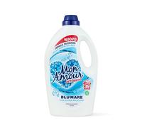 Mon Amour - Detergente líquido para lavadora azul marino extra perfumado, fórmula potenciada para ciclos cortos y en frío, detergentes para ropa y ropa fresca a largo blanco y de color, 1 x 1560 ml