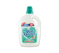 Mon Amour - Suavizante higiénico activo - 60 lavados, 3000 ml | 60 lavados, fórmula desinfectante concentrada, más perfume, ropa suave, derm. probado