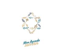 Mon Année Juive - Agenda scolaire 2025-2026: Maguen David fleurie
