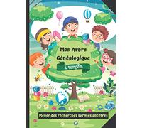 Mon Arbre Généalogique à remplir. Mener des recherches sur mes ancêtres: Permet aux enfants de construire leur arbre généalogique jusqu'à 4 générations. Idée cadeau originale!