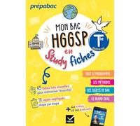 Mon bac HGGSP en studyfiches Tle: fiches visuelles et quiz pour réussir le bac
