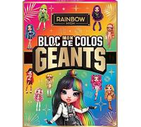 Mon bloc de colos géants Rainbow High: Grand bloc de coloriage