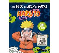 Mon bloc de jeux de maths Naruto: CM1