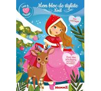Mon bloc de styliste Noël: Avec des stickers pour habiller les modèles !