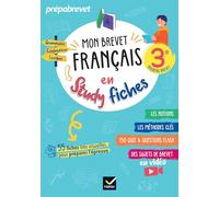 Mon brevet Français en Study fiches 3e: fiches visuelles & quiz pour réviser son brevet facilement