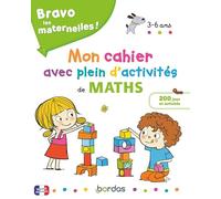 Mon cahier avec plein d'activités de maths