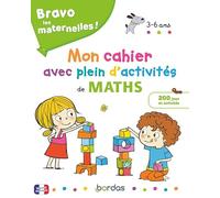 Mon cahier avec plein d'activités de maths