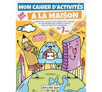 Mon Cahier d'activité à la Maison: 160 jeux éducatifs pour enfants - dés 7 ans - Labyrinthes, Sudoku, Mots croisés, Mots mélés, Coloriage Mandala ... les points ! Livre de jeux XXL Grand Format