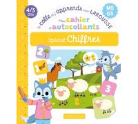 Mon cahier d'autocollants Spécial Chiffres MS-GS: Je colle et j'apprends avec Larousse