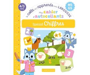Mon cahier d'autocollants Spécial Chiffres MS-GS: Je colle et j'apprends avec Larousse