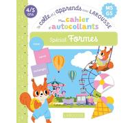 Mon cahier d'autocollants Spécial Formes MS-GS: Je colle et j'apprends avec Larousse
