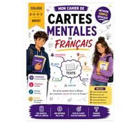 Mon cahier de cartes mentales en français: Cartes mentales à remplir