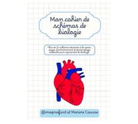 Mon cahier de schémas de biologie: Plus de 25 schémas dessinés à la main, pages d'entraînement et terminologie médicale pour apprendre et réviser efficacement.