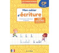 Mon cahier d'écriture pour gaucher avec modèle adaptés CP