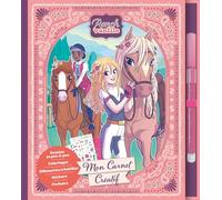 Mon carnet créatif Ranch Vanille (feutre pailleté, stickers et pochoirs): Avec 70 stickers, 1 feutre pailleté et 14 pochoirs