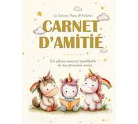Mon Carnet d'Amitié: un adorable album "kawaii" sur le thème des licornes pour la maternelle et l'école