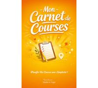 Mon carnet de courses | Les carnets de loïcalaws: Planifie tes courses avec simplicité !