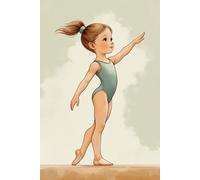 Mon Carnet de Gymnastique: Cahier Ligné pour Petite Gymnaste pour noter ses Progrès, ses Secrets et ses Idées de Gym. Cahier 120 pages lignées. Cadeau idéal pour Noël, un anniversaire