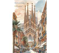 Mon carnet de notes à Barcelone: 100 pages lignées A5 - La Sagrada Familia - Barcelone - pour notes personnelles