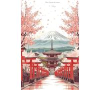 Mon carnet de notes A Tokyo: 100 pages lignées A5 - Décor du Japon - pour notes personnelles