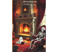 Mon carnet de notes Mortellement hanté: 100 pages lignées format A5 - Journal personnel sur le thème d'Halloween