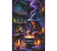 Mon carnet de notes Sorcière maléfique: 100 pages lignées A5 - Journal personnel sur le thème d'Halloween