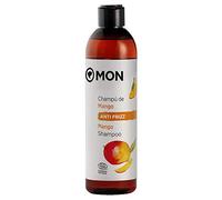 MON - Champú de Mango Anti Frizz - Producto Natural - Propiedades Antioxidantes - Ideal para Cabellos Encrespados y Secos - Champú Hidratante, Reparador y Protector del Sol - Sin Sulfatos - 300 ml