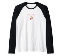 Mon Cheri Enchanted Paris France Cherry Nouveau Camiseta Manga Raglan