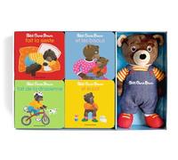 Mon coffret à histoires Petit Ours Brun en 4 volumes: Petit Ours Brun fait la sieste ; Petit Ours Brun fait de la draisienne ; Petit Ours Brun et les ... ; Petit Ours Brun et le pot. Avec une peluche