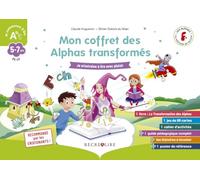 Mon coffret des Alphas transformés: Je m'entraîne à lire avec plaisir. Contient : 1 livre, 1 jeu de 86 cartes, 1 cahier d'activités, 1 guide pédagogique, 1 poster, des histoires à écouter