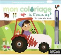 Mon coloriage à l'eau : En visite à la ferme