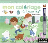 Mon coloriage à l'eau: Vive Pâques !