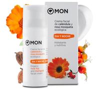 MON Crema de Caléndula y Rosa Mosqueta - 100% Origen Natural - Crema Facial Día y Noche - Con Manteka de Karité BIO - Perfecta para Pieles Sensibles - 50 ml