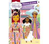 Mon grand carnet de mode - Princesses du monde: Avec + de 200 stickers pour habiller tes modèles (Mon carnet de mode)