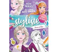 Mon grand carnet de styliste Disney La Reine des Neiges Anna et Elsa: Avec stickers