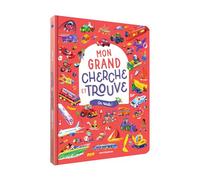 Mon grand cherche et trouve en route !: Un livre grand format avec plus de 350 éléments à retrouver !