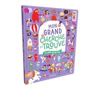 Mon grand cherche et trouve, le petit monde rêvé: Un livre grand format avec plus de 350 éléments à retrouver !