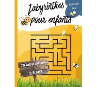 Mon Grand Livre de Labyrinthes: 70 labyrinthes de formes variées pour enfants de 5 à 8 ans