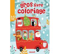 Mon gros livre de coloriage Autobus Noël