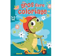 Mon gros livre de coloriage Croco trotinette