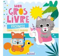 Mon gros livre vacances: Gommettes et coloriage