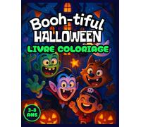 Mon Halloween à Colorier - Fantômes, Citrouilles et Petits Monstres Trop Mignons: 64 coloriages adorables pour enfants de 3 à 8 ans | Activité créative sans écran | Format 8,5 x 11 pouces