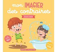 Mon imagier des contraires: Livre éducatif et ludique français-anglais pour enfants et tout-petits (Biboune Collection)